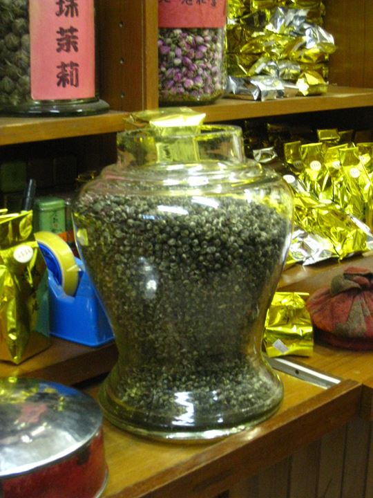 購入したジャスミン茶ギャラリーにてお出しします❤ う～ん！いい香り～（*^_^*） 
