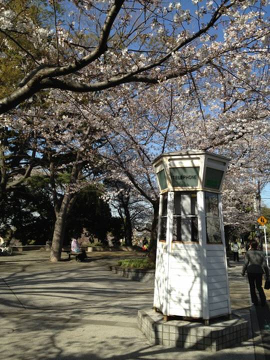 山手のレトロな電話ＢＯＸ