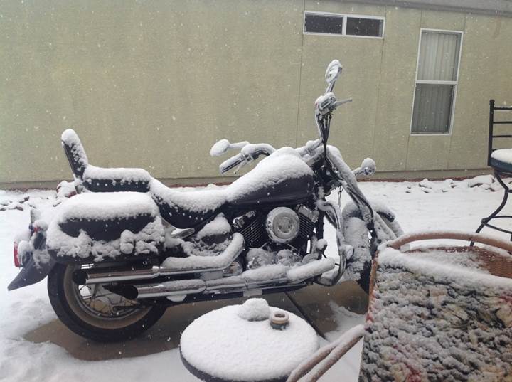 愛用のバイクも・・・