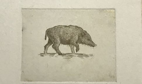 腐蝕銅版画家であるYUIの年賀作品