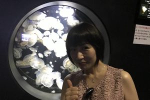 鶴岡市立加茂水族館（クラゲ水族館）で開催される、つだなおこ画伯による「鉛筆海月」展のPOP