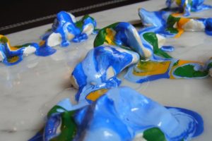 K. Ashino「－隆起－」展（2016年）の作品写真