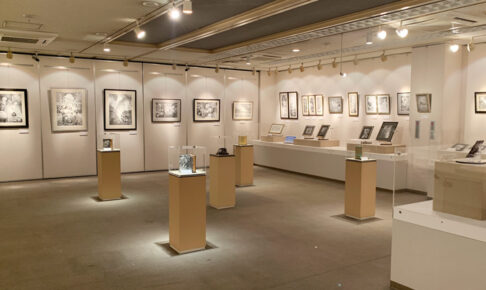 つだ なおこ～鉛筆幻想散歩～が開催された蕨市立歴史民俗資料館の写真