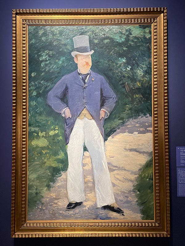 エドゥアール・マネ《ブラン氏の肖像》1879年頃 油彩・国立西洋美術館