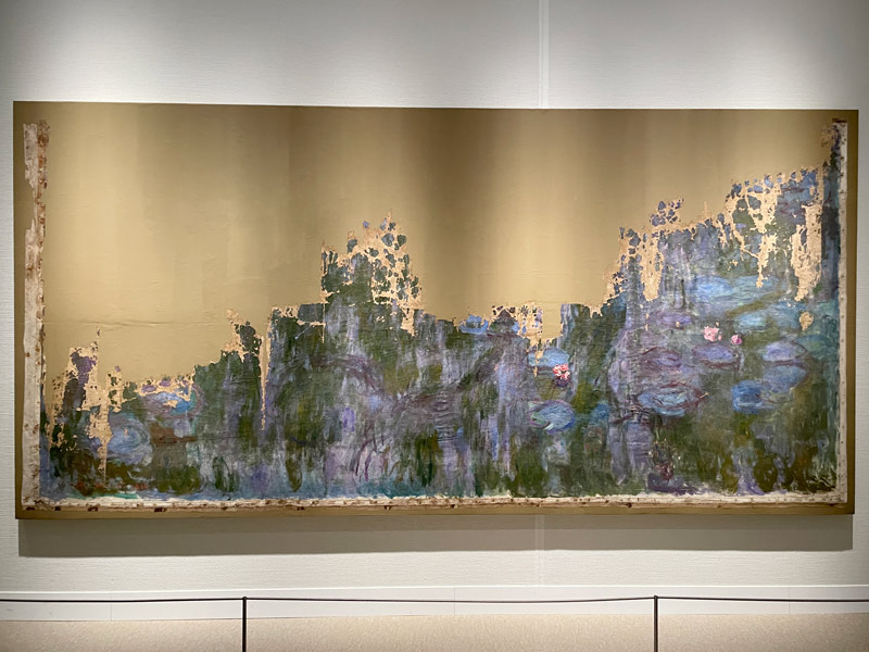 クロード・モネ《睡蓮、柳の反映》1916年頃 油彩・カンヴァス 国立西洋美術館