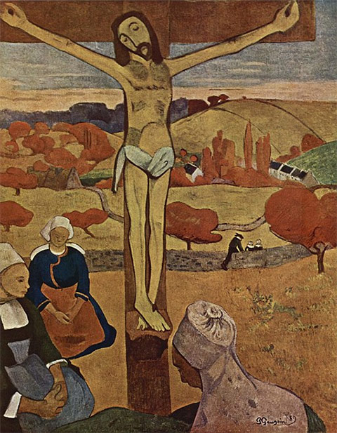 ポール・ゴーギャン『黄色いキリスト』（1889年）の作品写真