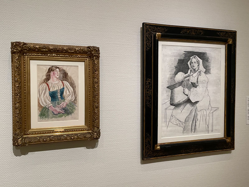 「ピカソとその時代 ベルリン国立ベルクグリューン美術館展」の作品展示写真