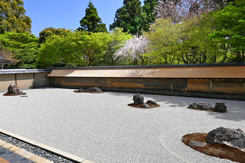 龍安寺の石庭写真