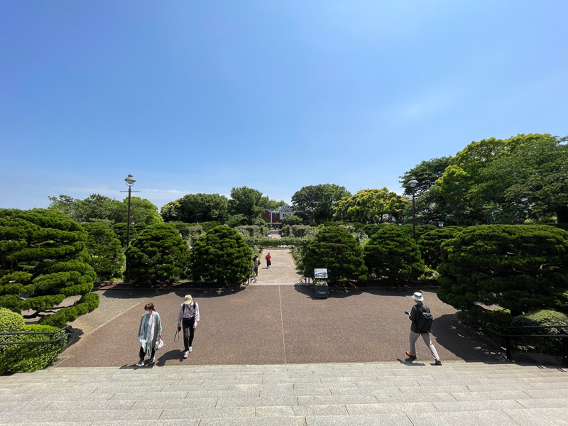 港の見える丘公園のローズガーデン写真