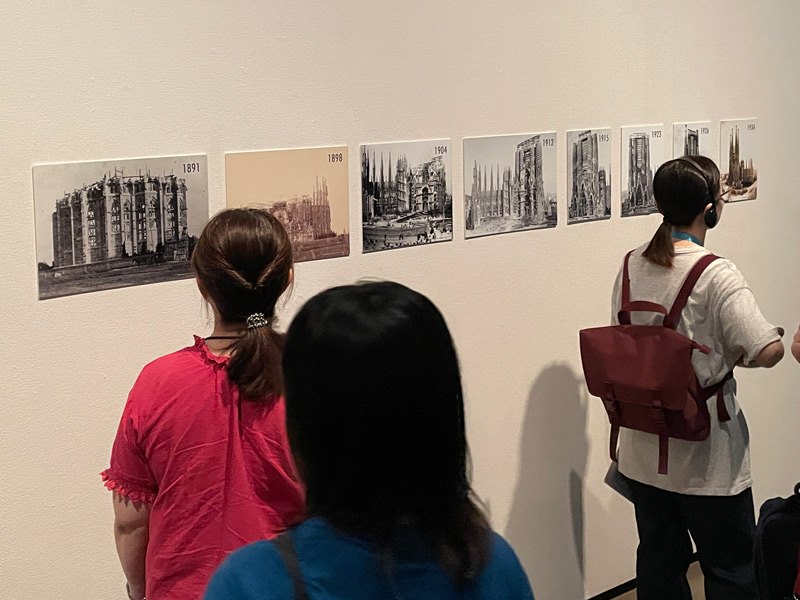 東京国立近代美術館で開催のガウディとサグラダ・ファミリア展の展示作品写真