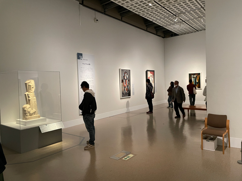 国立西洋美術館で開催の「キュビスム展—美の革命」の会場写真