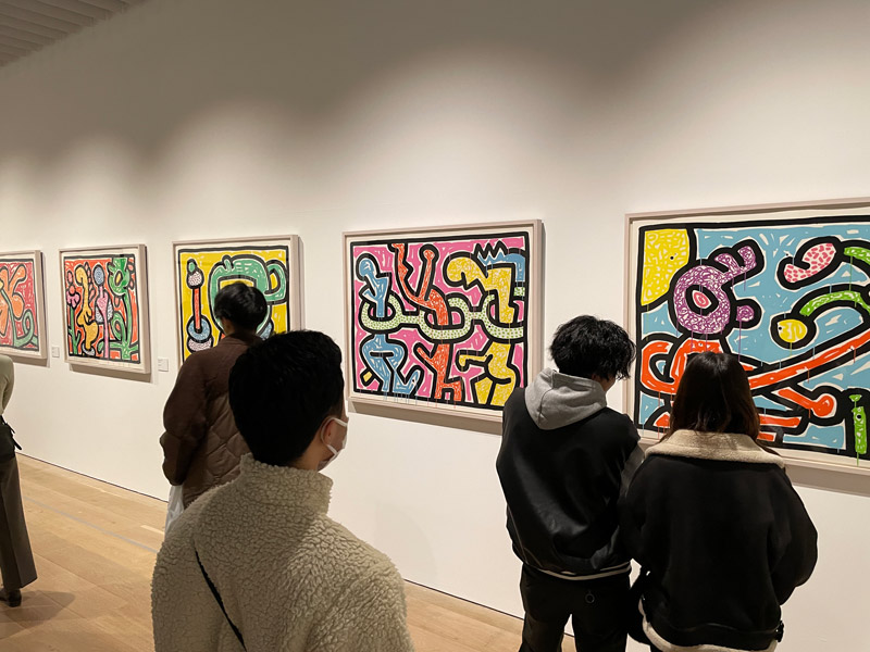 「キース・ヘリング展　アートをストリートへ」会場内の様子