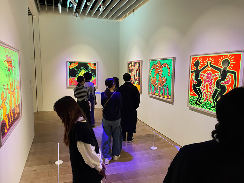 「キース・ヘリング展　アートをストリートへ」会場内の様子