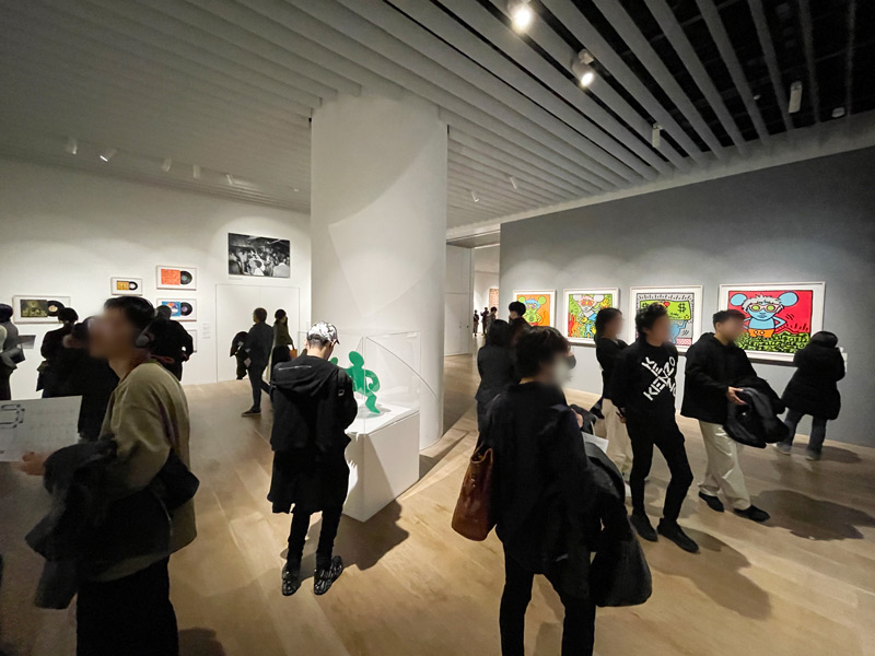 「キース・ヘリング展　アートをストリートへ」会場内の様子