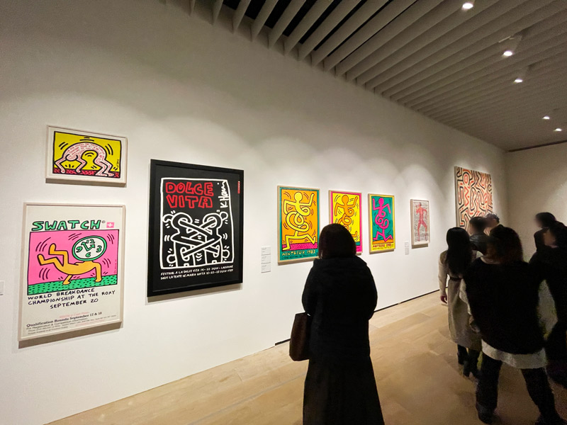 「キース・ヘリング展　アートをストリートへ」会場内の様子