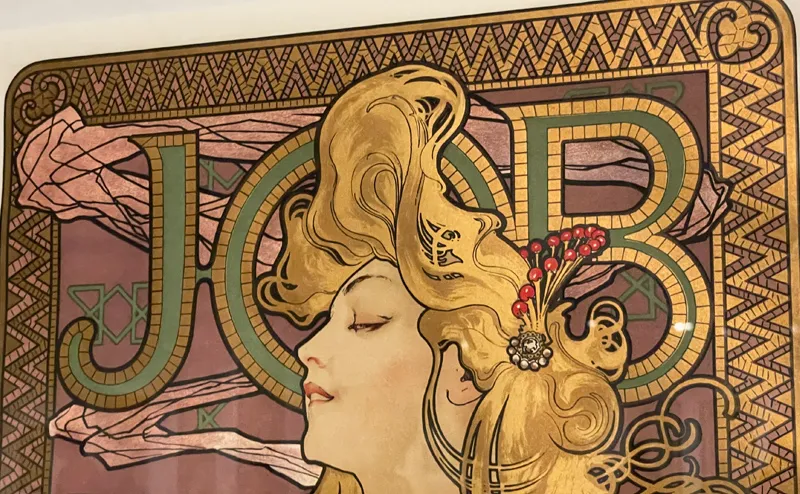 そごう美術館で開催のミュシャ展に展示されていた作品