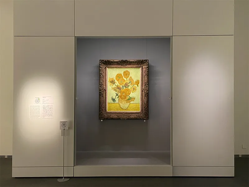 SOMPO美術館で開催されたモーリス・ユトリロ展の会場の様子