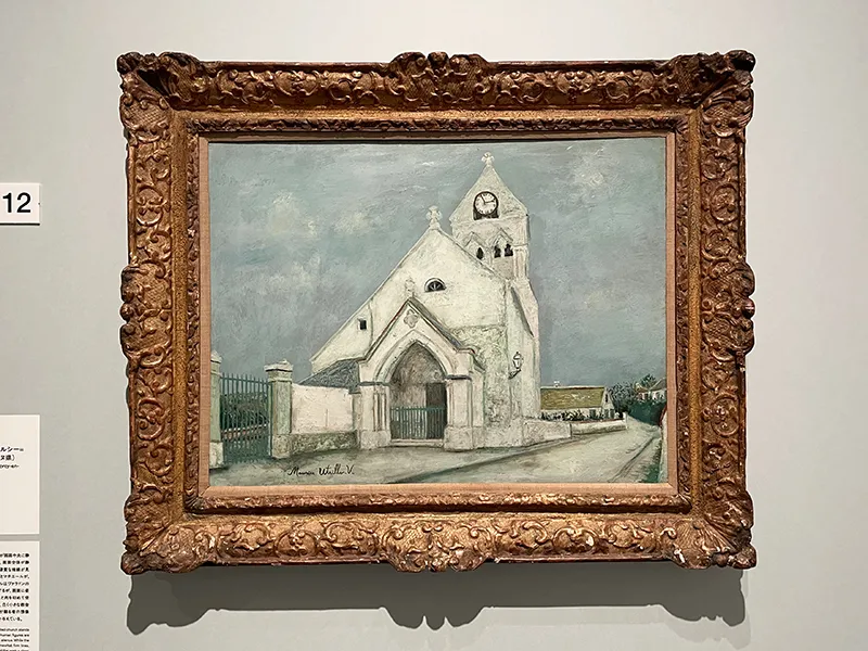 SOMPO美術館で開催されたモーリス・ユトリロ展の会場の様子