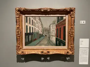 SOMPO美術館で開催されたモーリス・ユトリロ展の会場の様子