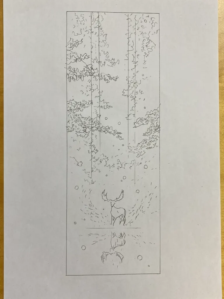 下書きの写真