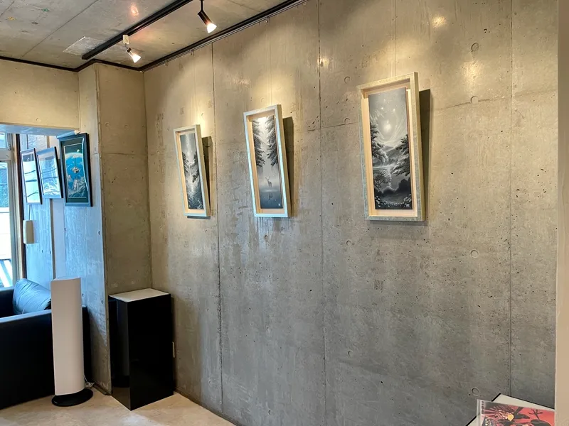 のりゆき『玄 -gen-』展開催中の様子